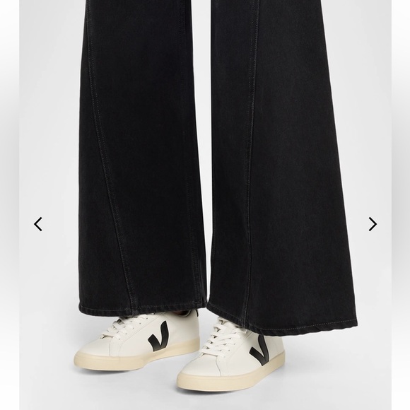 Veja Esplar Leather Sneakers in White and Black - Picture 6 of 12